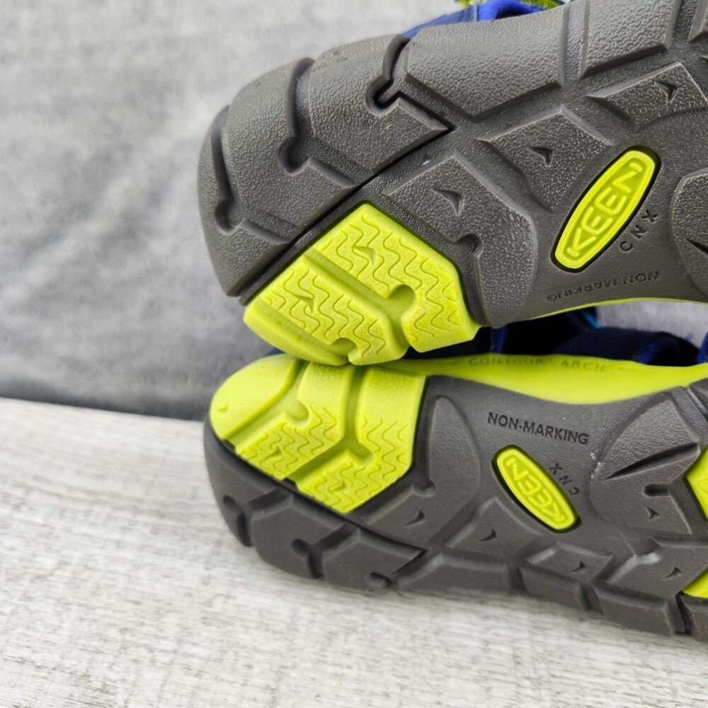 Keen Seacamp II CNX Unisex Size 2 (EU34) Blue Depths Chartreus Closed Toe Sandal - Picture 12 of 15